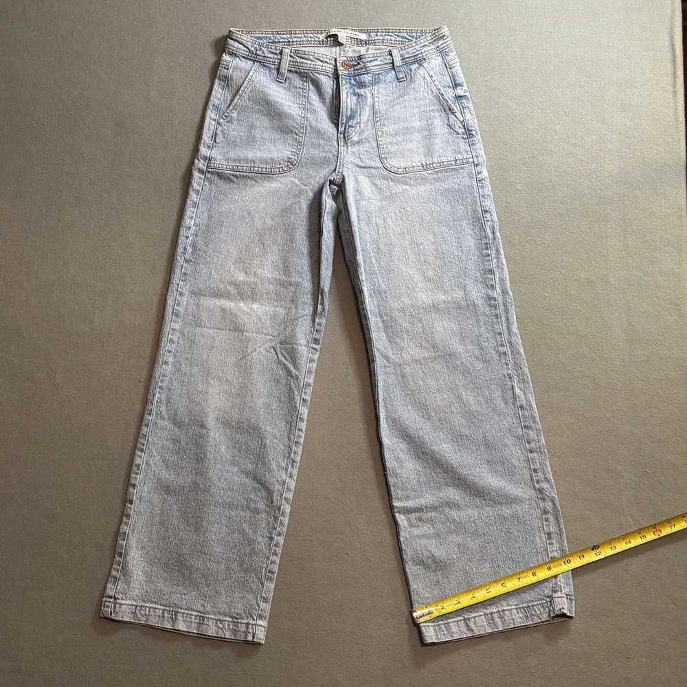 Celebrity Pink Womens 9/29 High Rise Wide Leg Jeans Light Wash Blue Y2K Skater